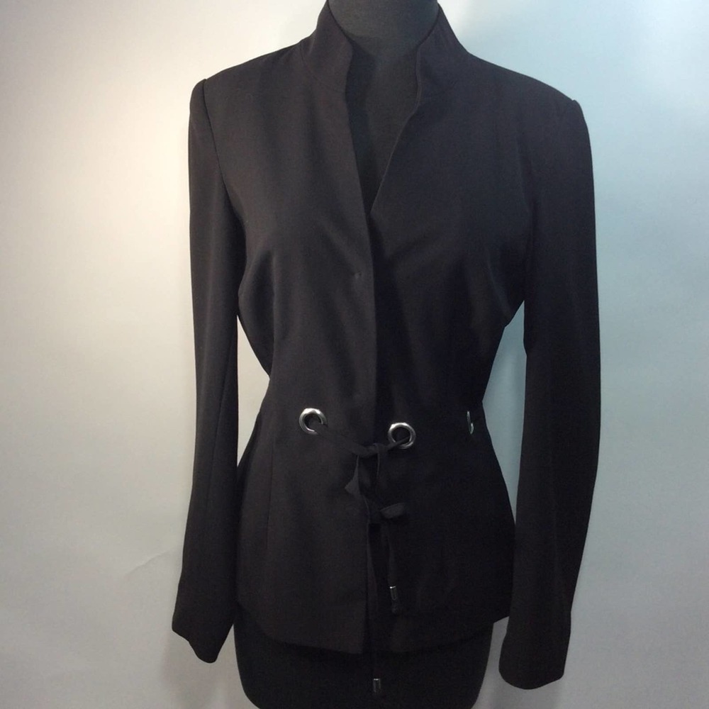 Chadwicks 4 Tall Black Jacket Snaps Belted
